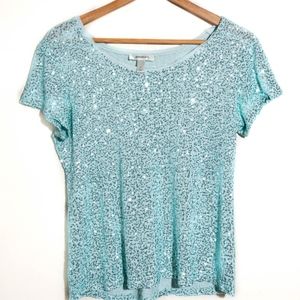 dressbarn sequin top